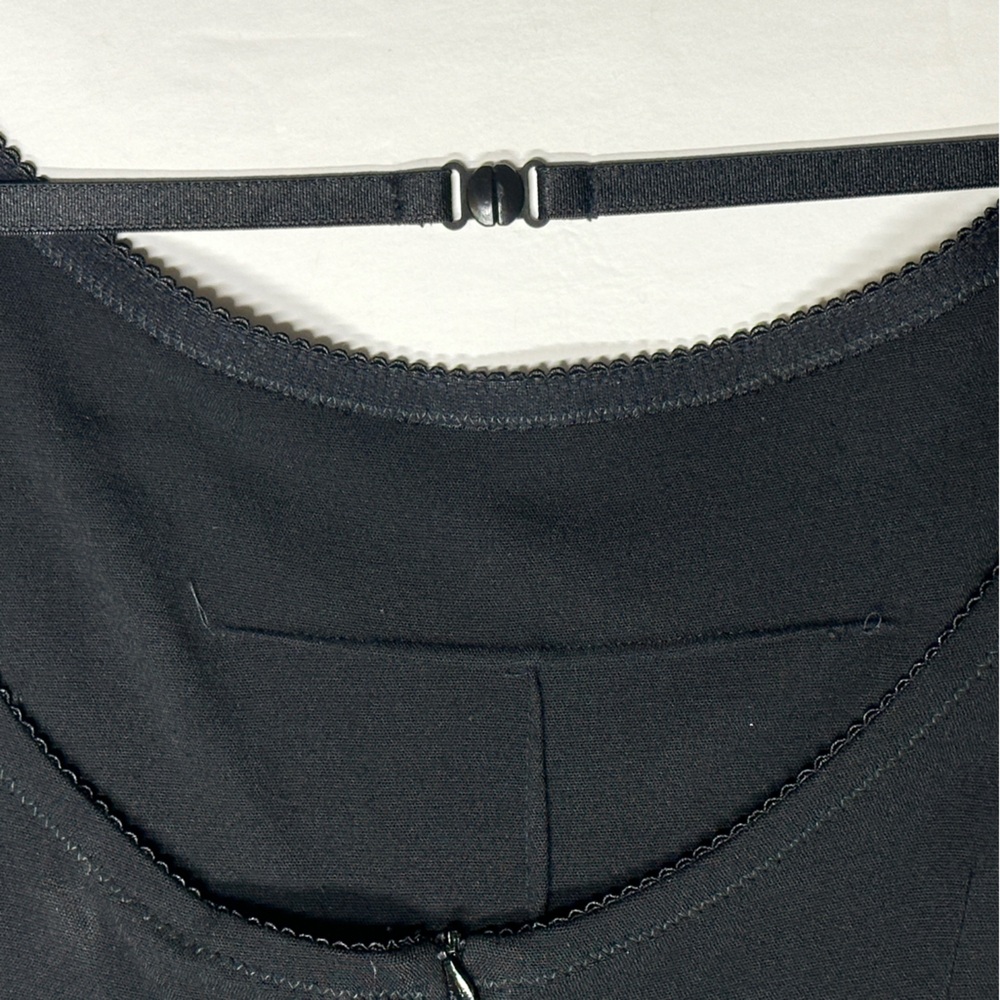 DOLCE & GABBANA | Black Scoop Neck Short Sleeve Knee-Length Dress IT 42/US 10 - Picture 6 of 16